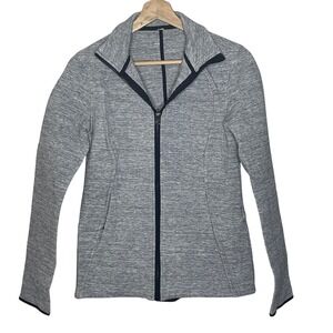 Lululemon Going Places  Zip Up Jacket Gray Heathered Women's Size Small